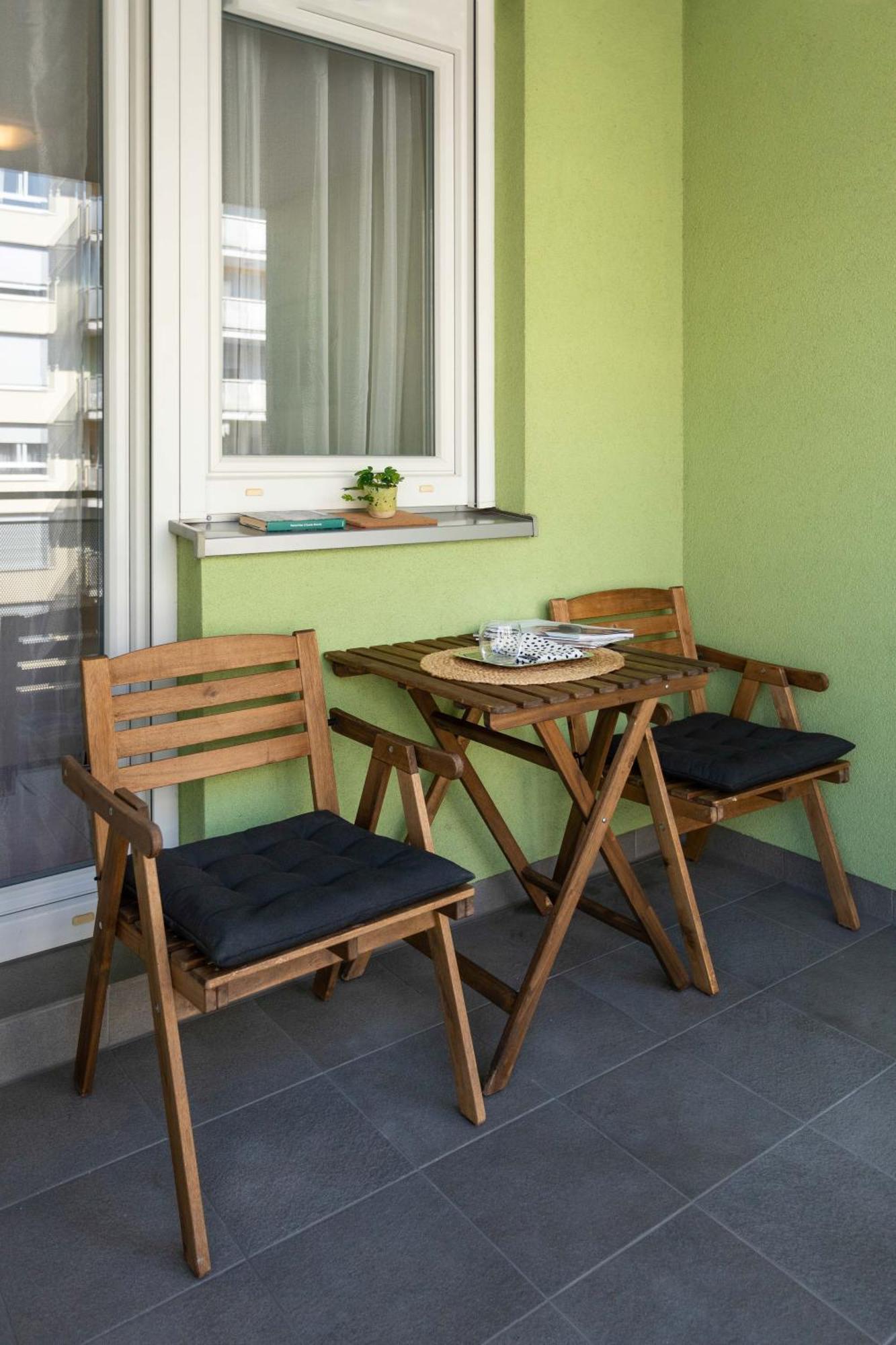 Sunny 1Bdr With Balcony & Parking Apartman Zágráb Kültér fotó